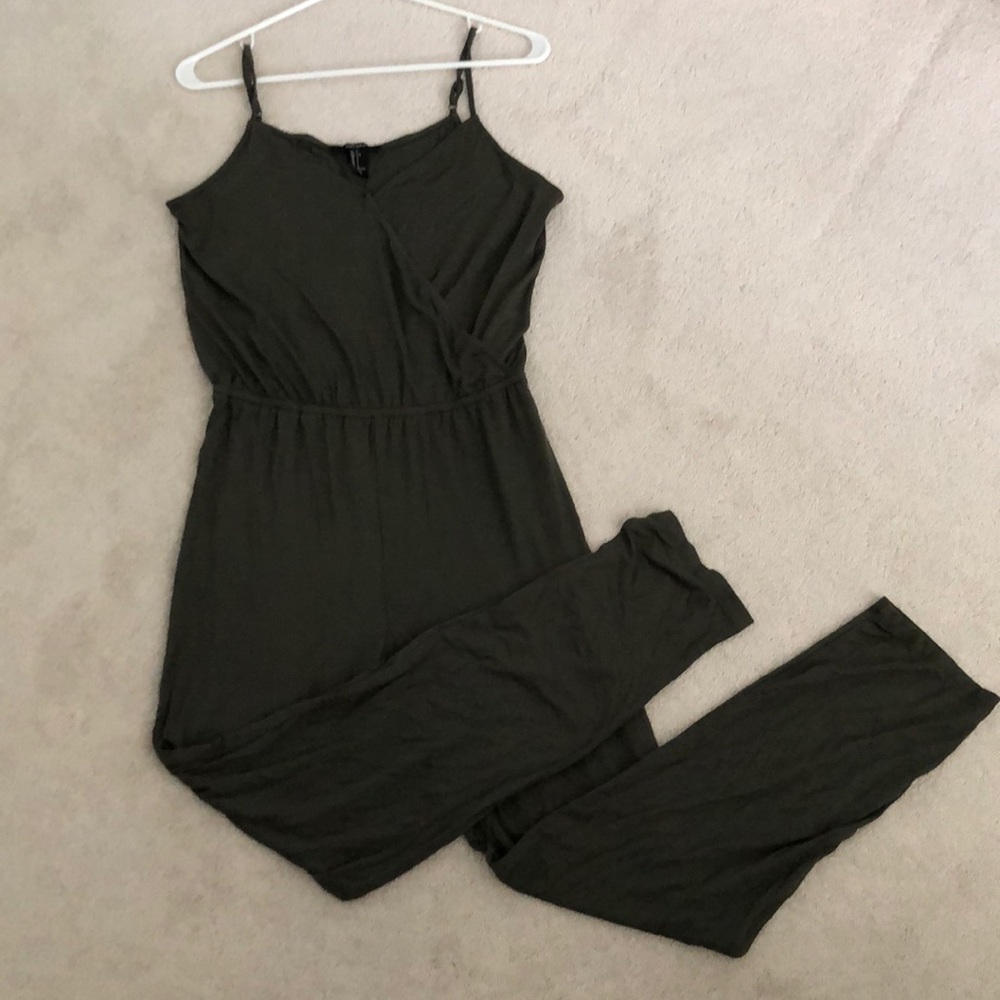 Olive green jumpsuit